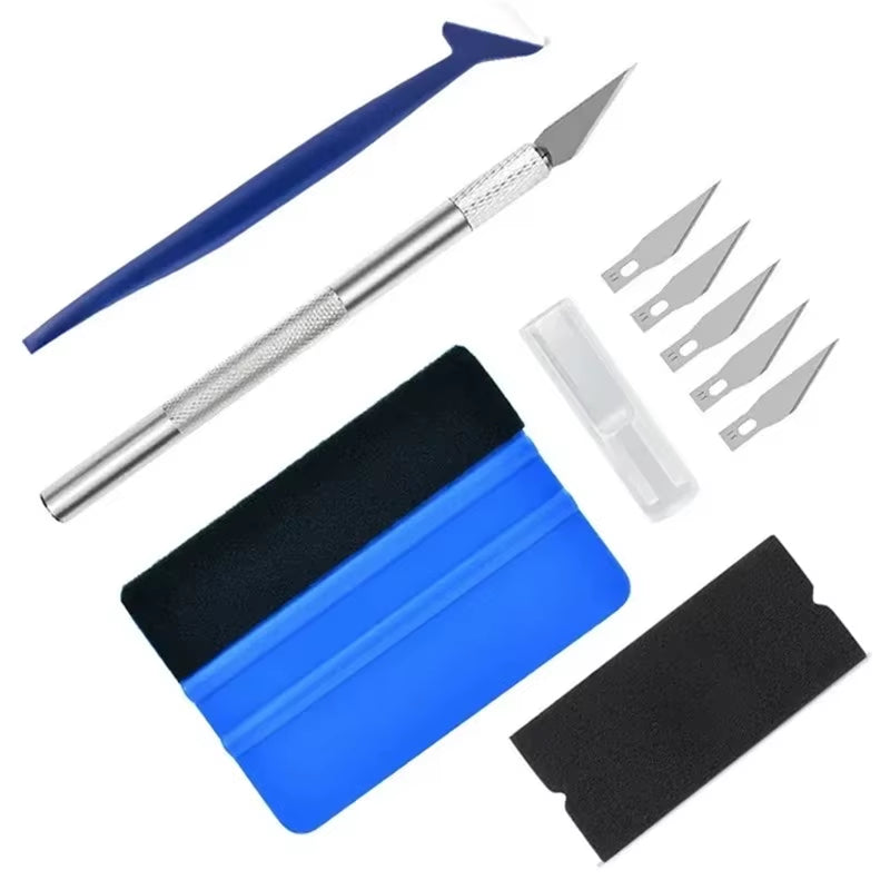 10-Piece Car Vinyl Wrap & Tinting Tool Kit